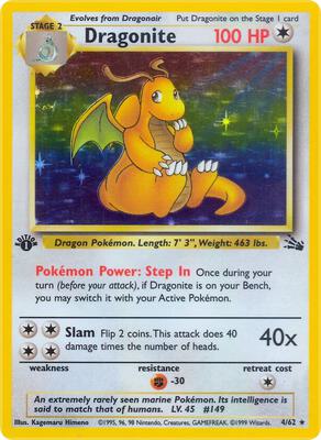 Dragonite, Fossil